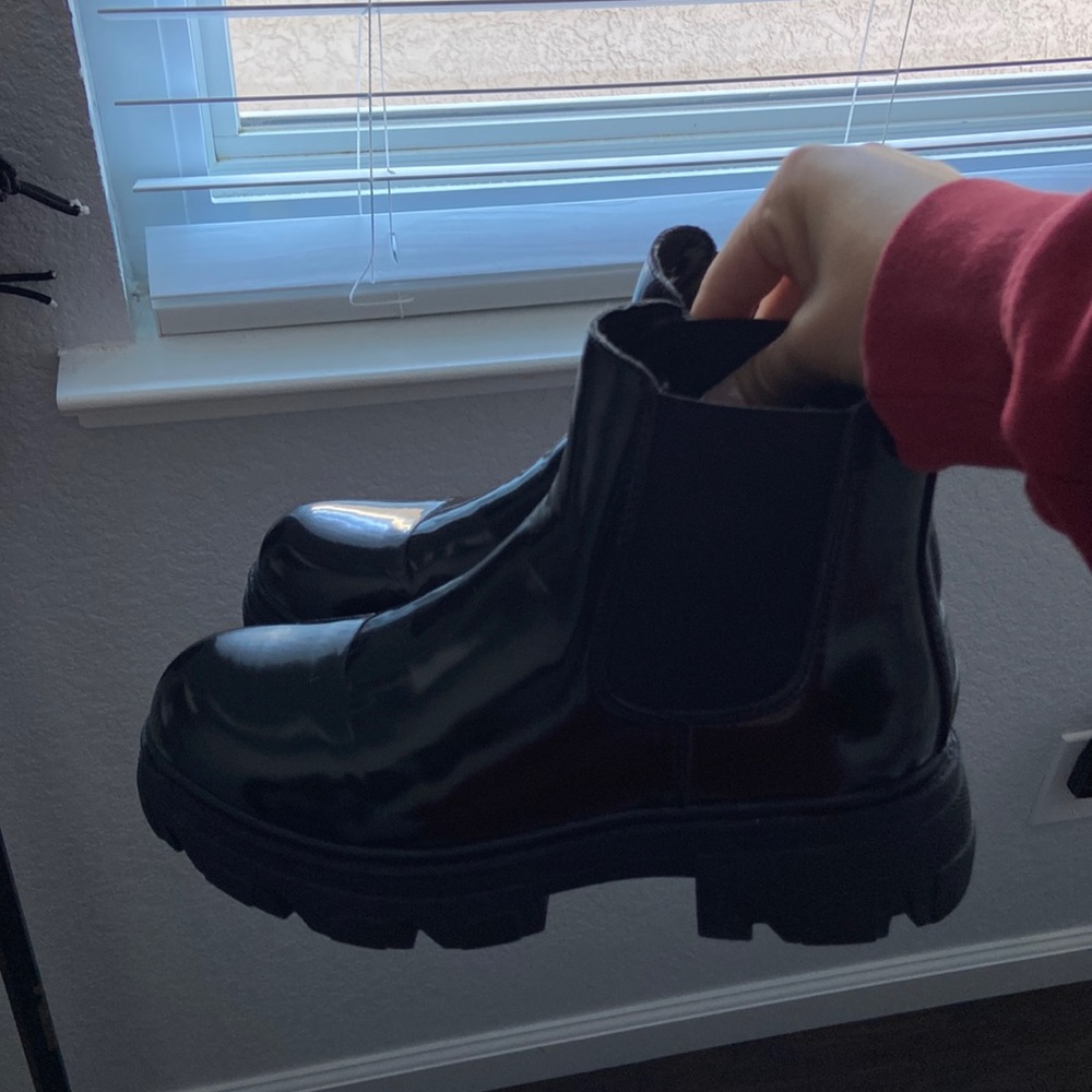 black boots